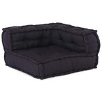 vidaXL Pouf modulaire anthracite 70x70x54 tissu