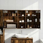 vidaXL Ensemble de Meubles de Salle de Bain 3 Pièces 130 x 14 5 x 70 cm