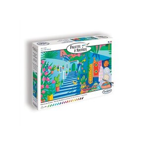 Palette d'artiste - La Ville bleue