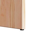 vidaXL Table basse 2 Pièces Naturel 49 x 49 x 28 cm Bois de pin massif