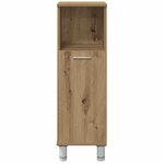 vidaXL Armoire de bain chêne artisanal 30x30x95 cm bois d'ingénierie
