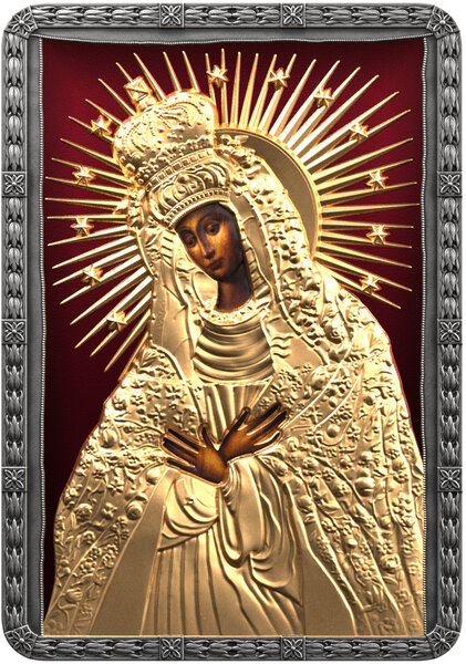 Pièce de monnaie en Argent 25 Dollars g 62.2 (2 oz) Millésime 2026 OUR LADY OF THE GATE OF DAWN (PRÉCOMMANDE)