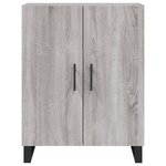 vidaXL Buffet sonoma gris 69 5x34x90 cm bois d'ingénierie