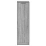 vidaXL Meuble à chaussures Sonoma gris 30x35x100 cm Bois d'ingénierie
