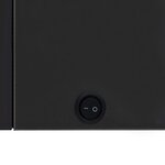 vidaXL Armoire de salle de bain à miroir LED 62x14x60 cm