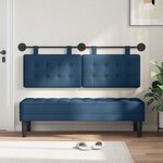 vidaXL Tête de lit suspendue Tissu