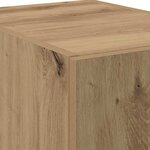 vidaXL Haut Armoire chêne artisanal 40 x 42 5 x 185 cm