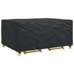 vidaXL Housse pour mobilier d'extérieur Noir 240 x 160 x 100 cm 600D