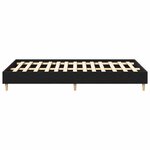 Lit vidaXL 140x190 cm en bois d'ingénierie chêne noir
