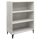 vidaXL Buffet gris béton 69 5x32 5x180 cm bois d'ingénierie