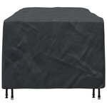 vidaXL Housse pour mobilier d'extérieur Noir 229 x 113 x 73 cm 600D