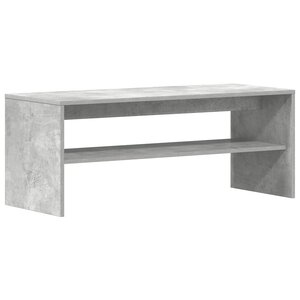 vidaXL Meuble TV Gris béton 100 x 40 x 40 cm Aggloméré