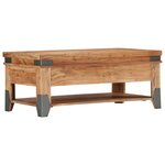 vidaXL Table basse 110x52x45 cm Bois d'acacia solide