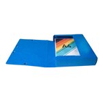 Boîte de classement idérama en carte pelliculée 7/10e - dos 6 cm - couleurs assorties - lot de 8 - exacompta