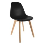 Chaise scandinave coque polypropylène (lot de 4)