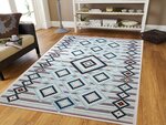 Tapis d'intérieur Berbère 200 x 290 cm - Bleu