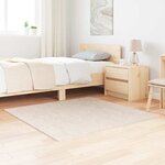 vidaXL Tapis Crème 120 x 120 cm Polypropylène