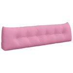 vidaXL Coussin de Dos Rose 180 x 24 x 50 cm tissu