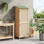 vidaXL Abri de jardin Naturel 59 x 56 x 176 cm Bois de Sapin Massif