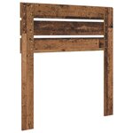 vidaXL Tête de lit Bois Ancien 90 cm Bois d'ingénierie