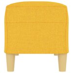 vidaXL Banc Jaune clair 100x35x41 cm Tissu