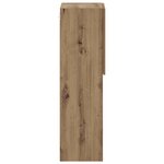 vidaXL Meubles TV avec lumières LED 2Pièces chêne artisanal 30 5x30x102cm