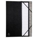 Trieur Rigide Ordonator Alphabétique Dos Extensible 24 Compartiments A À Z - Noir - Exacompta