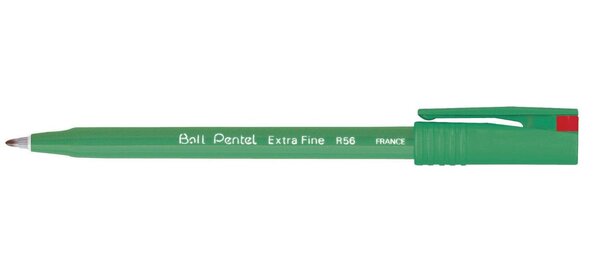 Stylo roller encre Ball R56 Pointe Fine Rouge PENTEL
