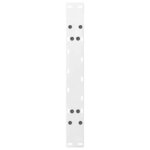 vidaXL Pieds de table basse en forme de A 2 pièces Blanc 70 x (42-43) cm Acier