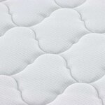 vidaXL Coussins de Matelas Blanc 90 x 190 cm Polyester sans colle