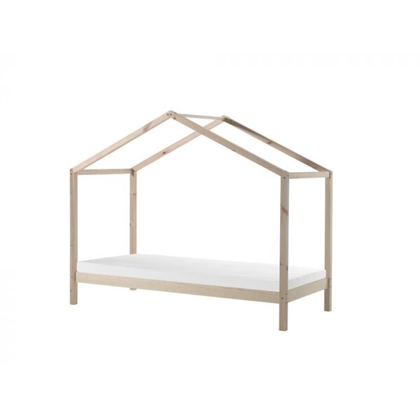 Dallas Lit ZH 90X200cm Naturel + Matelas Basic Cool 200x90cm epaisseur 10cm