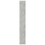 vidaXL Bibliothèque à 5 niveaux Gris béton 40x24x175cm Bois ingénierie