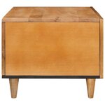 vidaXL Table basse avec stockage Marron clair 80 x 50 x 40 cm