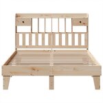 vidaXL Cadre de lit sans matelas 140x200 cm bois massif de pin