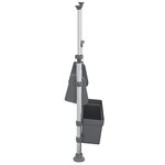 vidaXL Organisateur de cuisine réglable Aluminium