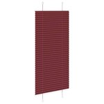 vidaXL Store plissé rouge bordeaux 60x150 cm largeur du tissu 59 4 cm