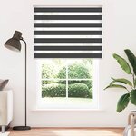 vidaXL Store zèbre noir 150x200 cm largeur du tissu 145 9 cm polyester