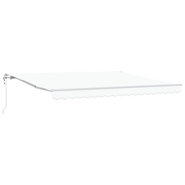 vidaXL Store rétractable automatique blanc 400x300 cm