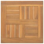 vidaXL Dessus de table carré 40x40x2 5 cm Bois de teck massif