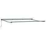 vidaXL Auvent Rétractable Blanc 500x300 cm tissu