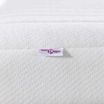 vidaXL Matelas Blanc 90 x 190 cm Ressort ensaché