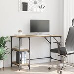 vidaXL Bureau Chêne artisanal 120 x 50 x 75 cm Bois d'ingénierie