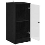 vidaXL Buffet Chêne noir 35 x 37 x 76 cm Bois d'ingénierie