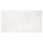 vidaXL Tapis en Fourrure Synthétique de Lapin Olite Blanc 60 x 110 cm