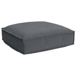 vidaXL Set de coussins de palette 2 Pièces Anthracite Tissu Oxford