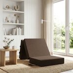 vidaXL Canapé-lit pliable 90 x 63 x 45 cm Taupe
