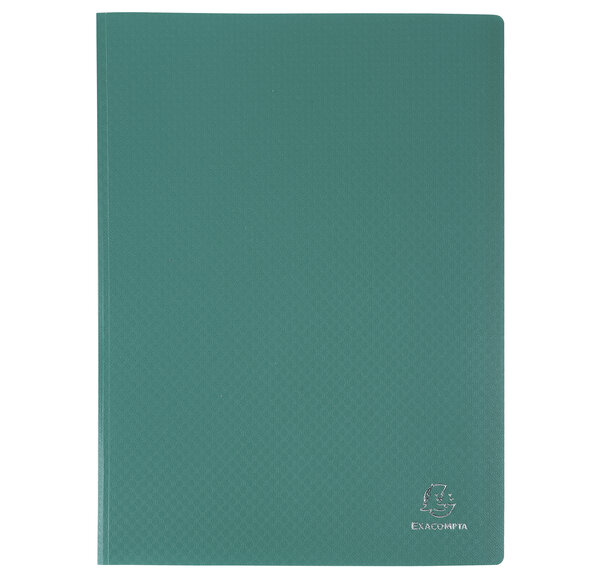 Protège-documents En Polypropylène Souple Opak 100 Vues - A4 - Vert Foncé - X 12 - Exacompta