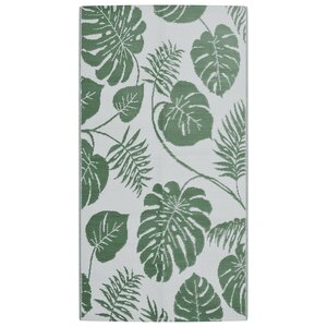 vidaXL Tapis d'extérieur ARAKIL vert 80x150 cm PP