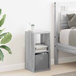 vidaXL Table de chevet 2 Pièces Gris Sonoma 25 5 x 22 x 49 5 cm