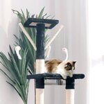 Arbre à chat Betty - 30 x 30 x 110 cm Noir